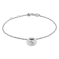 Sternzeichen Armband Sterling Silber rhodiniert
