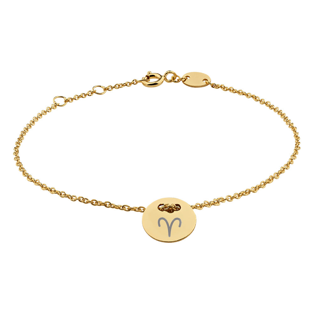 Sternzeichen Armband Sterling Silber vergoldet