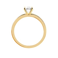 Solitär Naturdiamant Ring 14k Gold