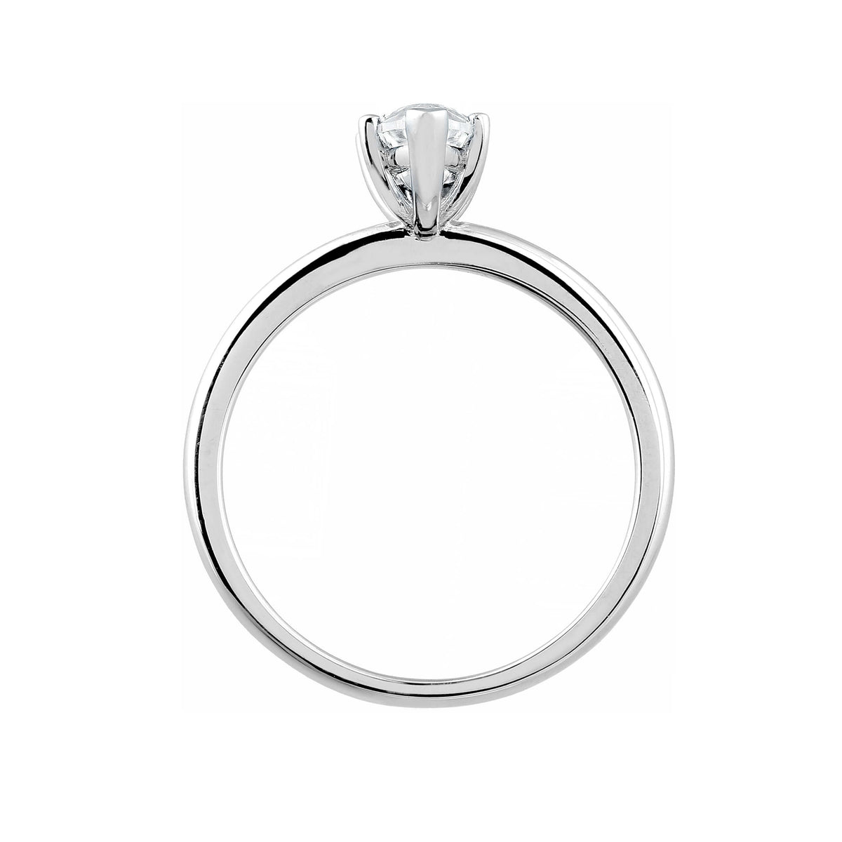 Labordiamant Ring 14k Gold Marquise Schliff