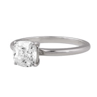 Naturdiamant Ring 14k Gold Kissen Schliff