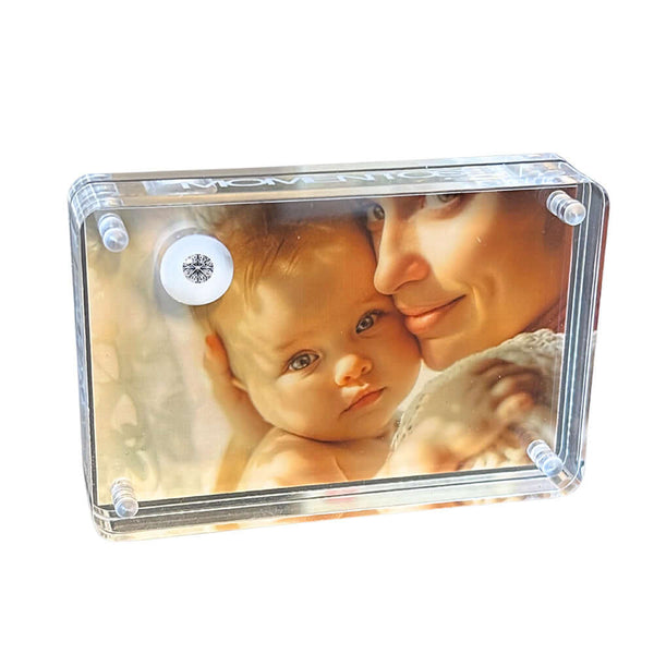 Fotorahmen mit Baby und Mutterbild