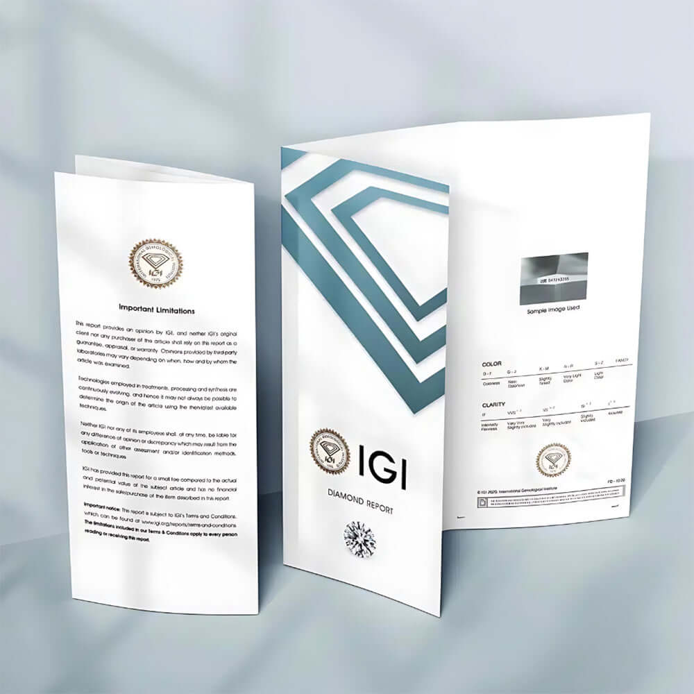 Labordiamant Ring 14k Gold Marquise Schliff