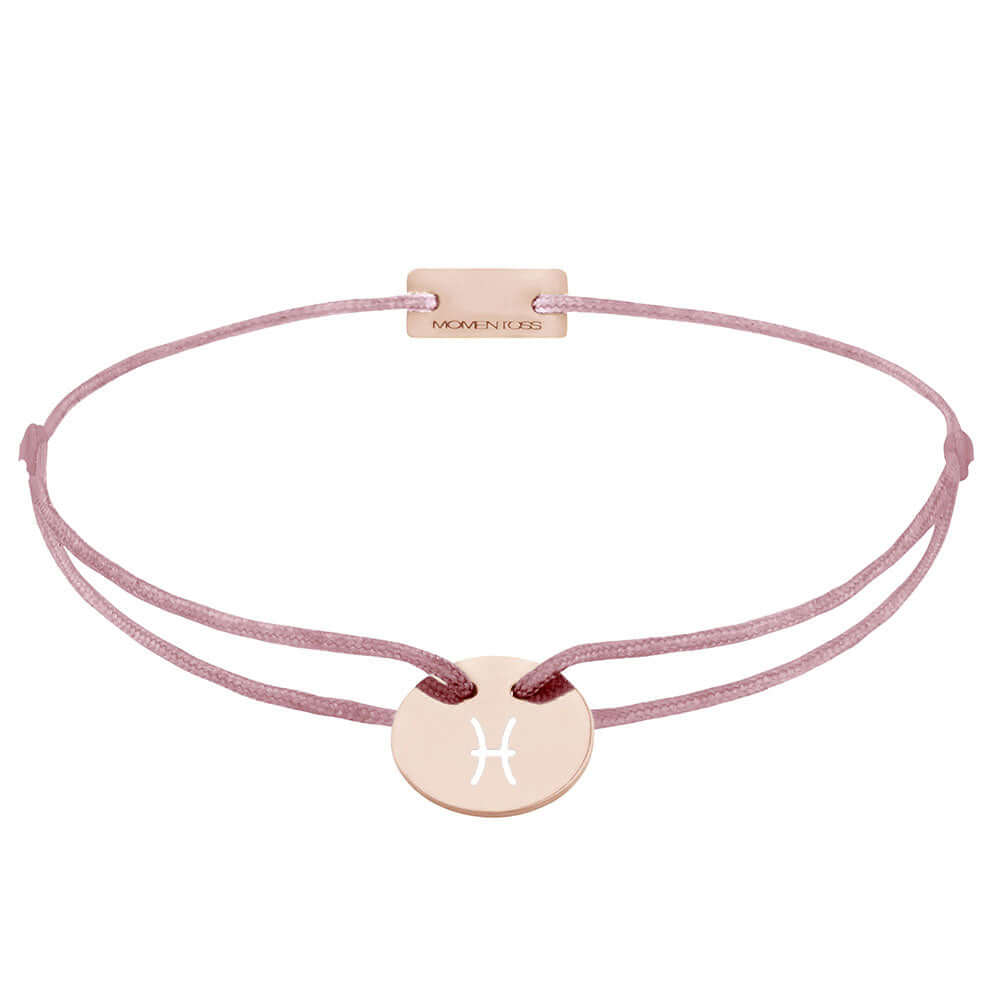 Sternzeichen Fische Armband Silber rosé vergoldet