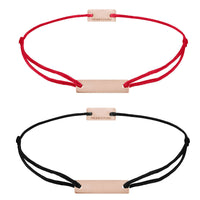 Partner Armbänder Sterling Silber rosé vergoldet, inkl.  Geschenkbox