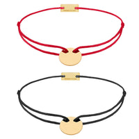 Partner Armbänder Sterling Silber vergoldet, inkl.  Geschenkbox