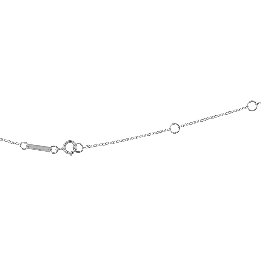 Halskette 18k Gold, Gravurplatte rund