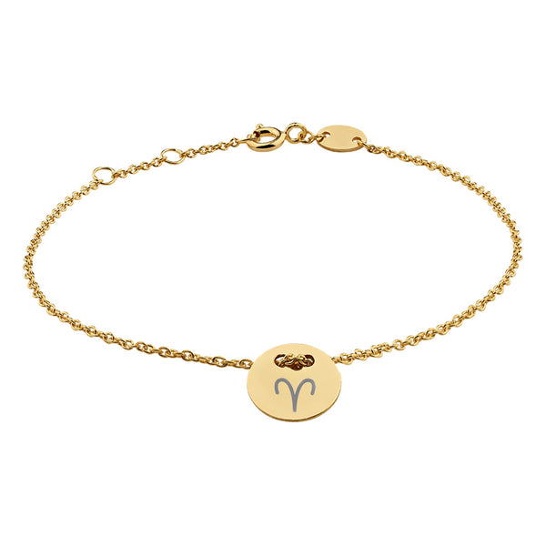 Sternzeichen Armband Sterling Silber vergoldet