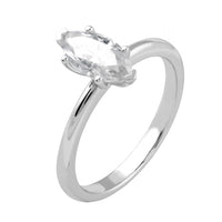 Lab Diamond Ring 14k Gold Marquise Schliff