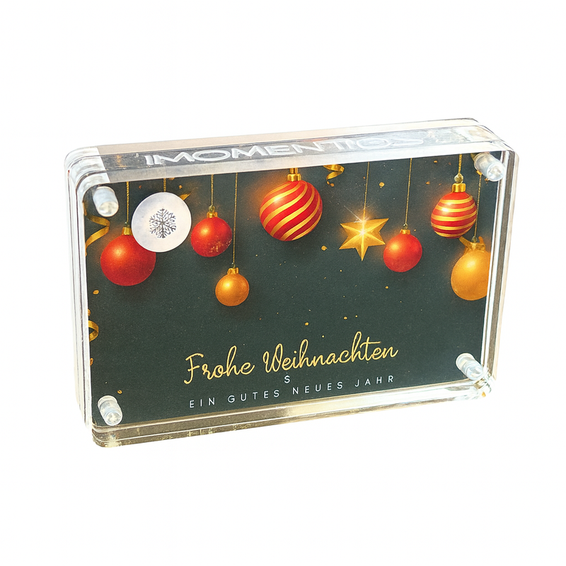 Moments Weihnachten Foto Rahmen ab