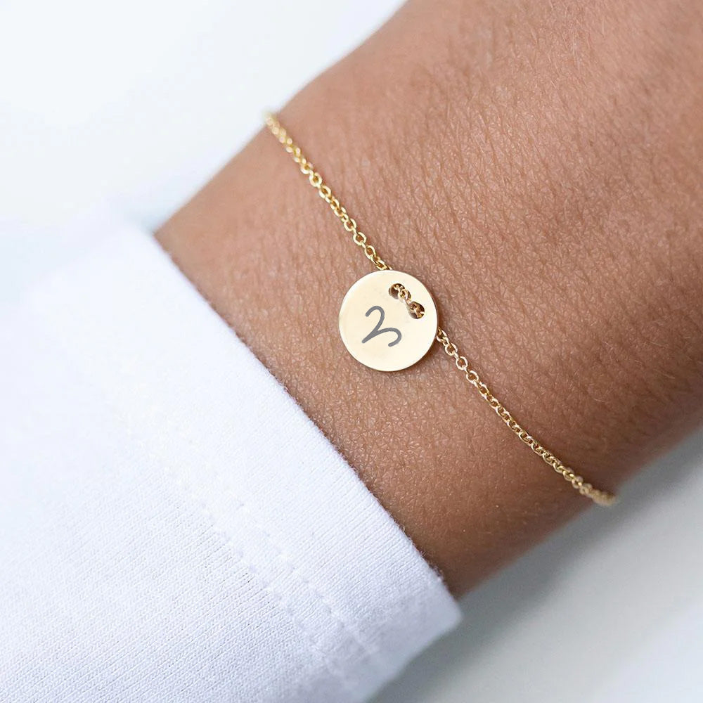 Sternzeichen Armband Sterling Silber vergoldet