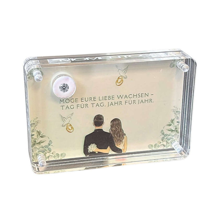 Fotorahmen mit Hochzeitspaar