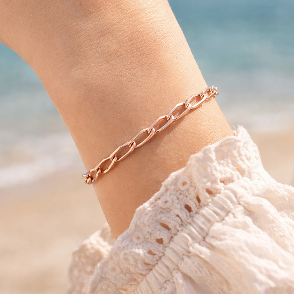 Armband Unico Silber rosé vergoldet