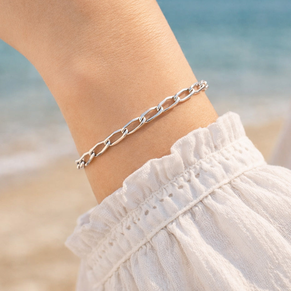 Armband Unico Silber rhodiniert