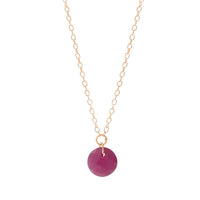 Necklace 18kGold Ruby