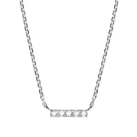 Diamond Halskette 18k Gold Line