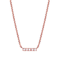 Diamond Halskette 18k Gold Line