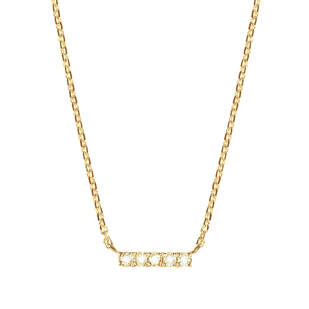 Diamond Halskette 18k Gold Line