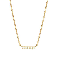 Diamond Halskette 18k Gold Line