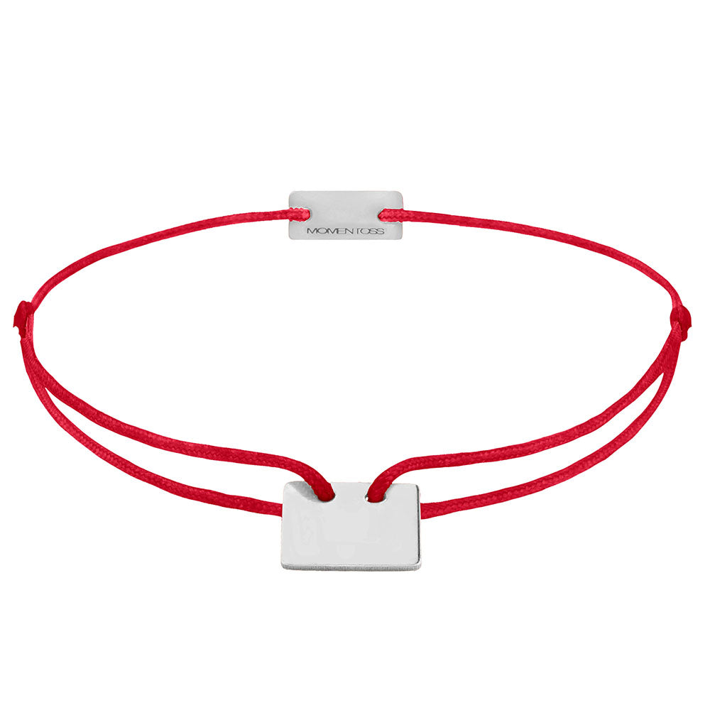 Momentoss Armbänder Gravur quadrat