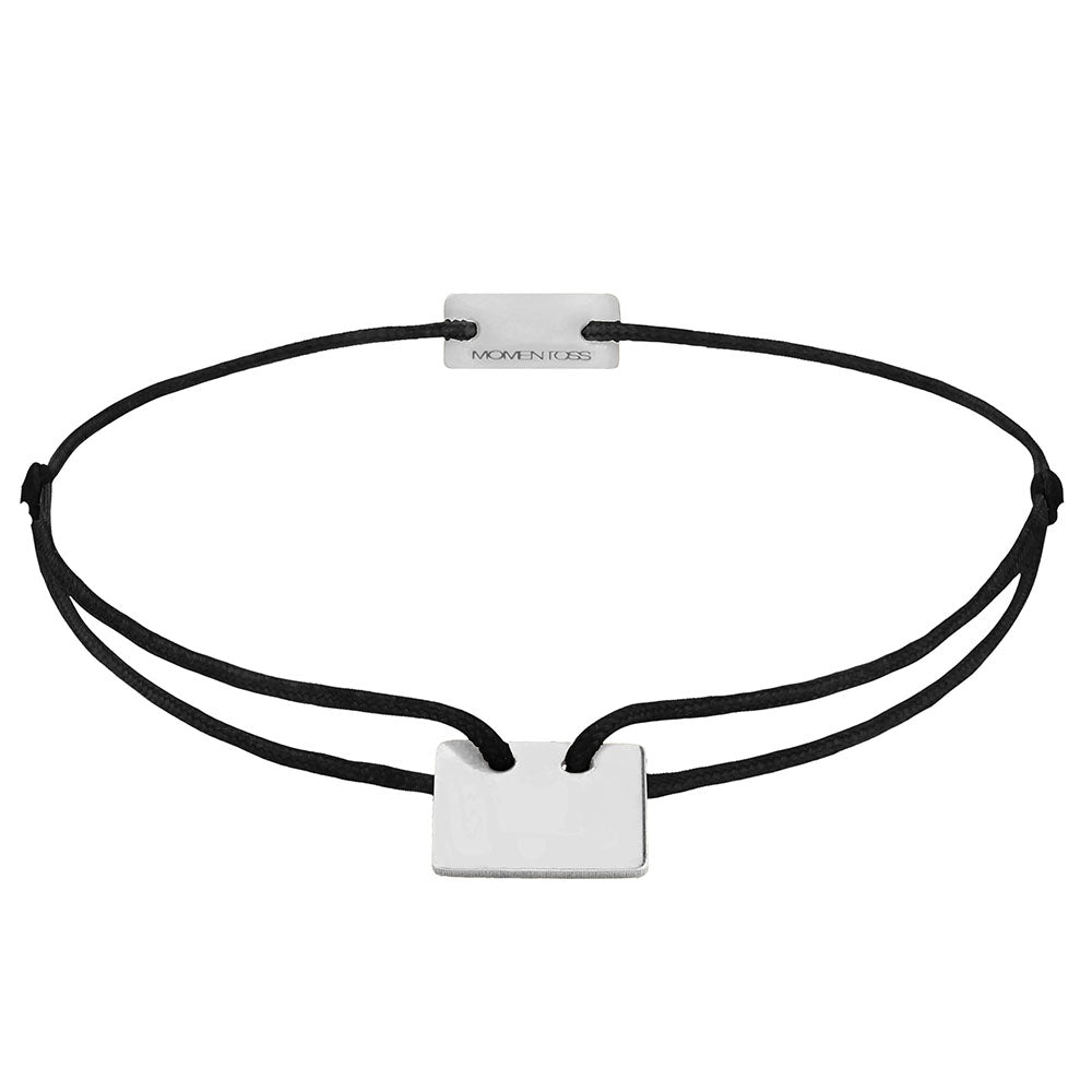 Momentoss Armbänder Gravur quadrat