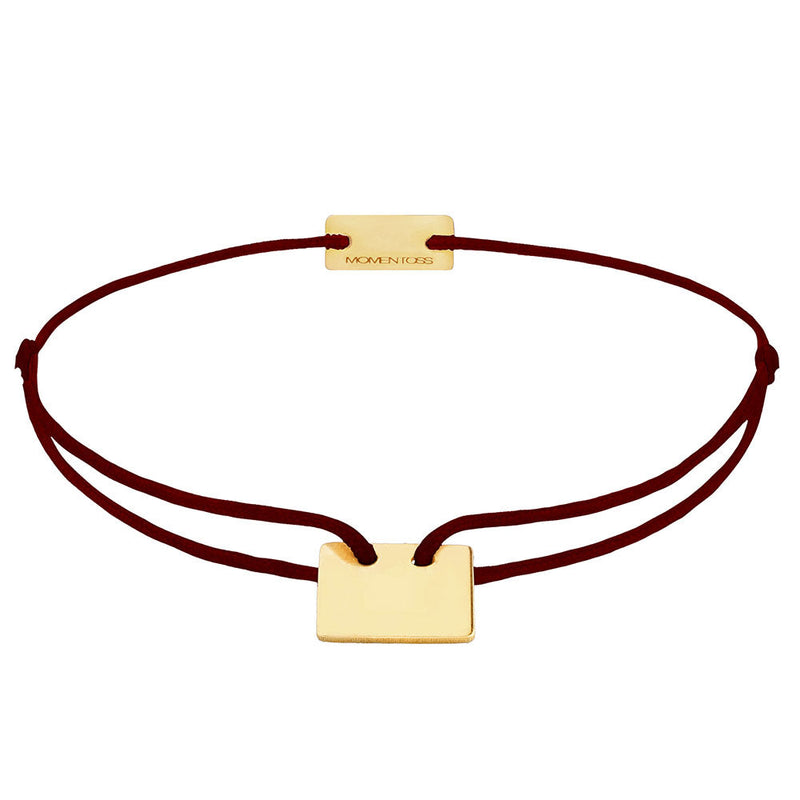 Momentoss Armbänder Gravur quadrat
