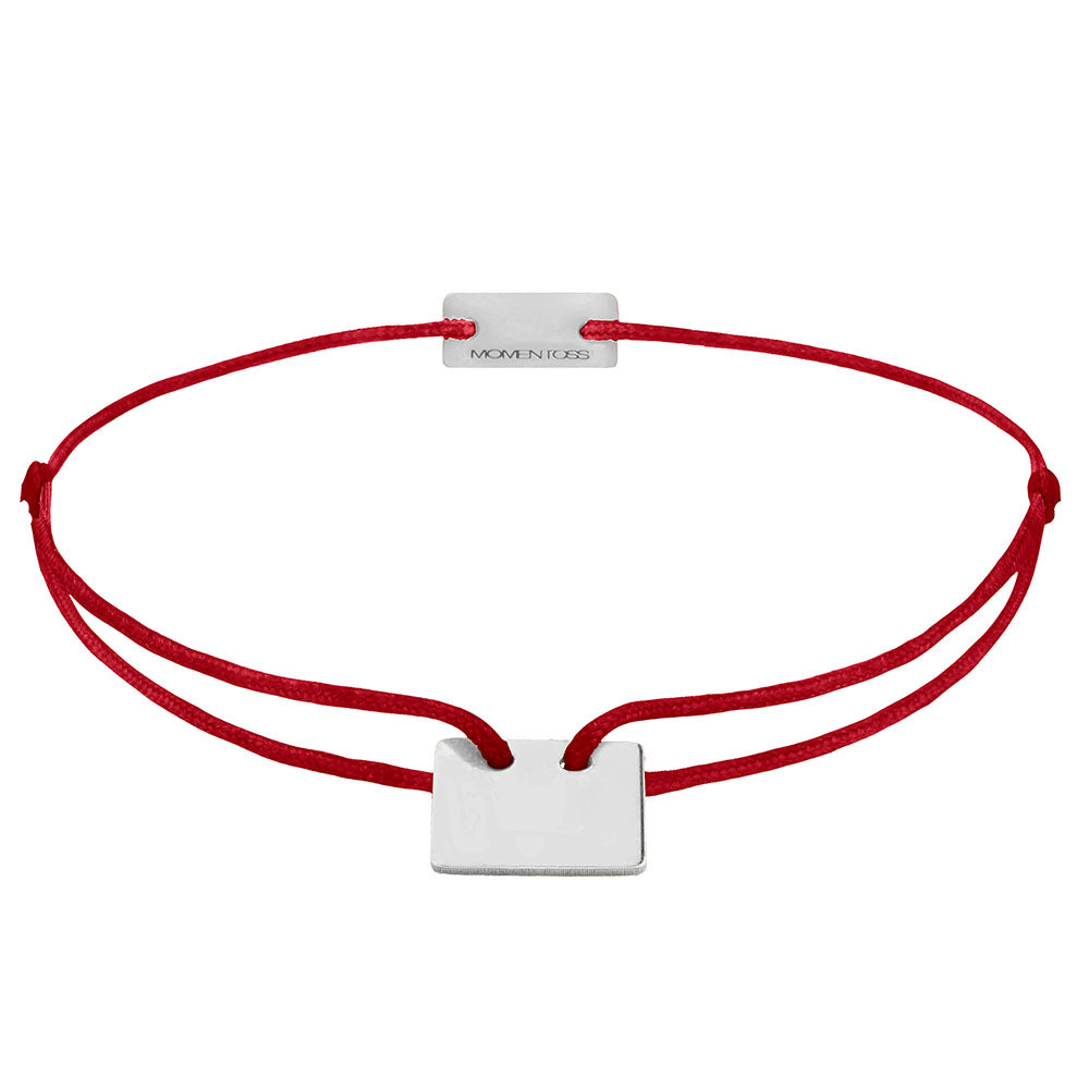 Momentoss Armbänder Gravur quadrat