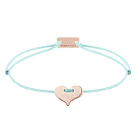 Herz Schmuckarmband 925 Silber Roségold türkis Liebe Momentoss Wien