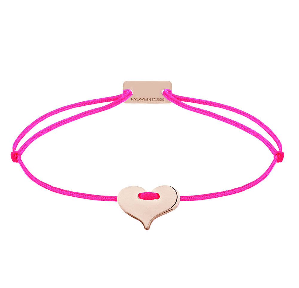 Herz Schmuckarmband 925 Silber Roségold pink Liebe Momentoss Wien