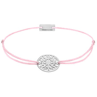 Sonne Freundschaftsarmband 925 Silber babyrosa Lebensfreude Momentoss Wien