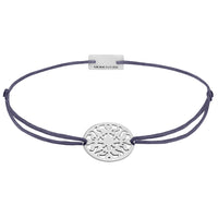 Sonne Schmuckarmband 925 Silber grau-lila Lebensfreude Momentoss Wien