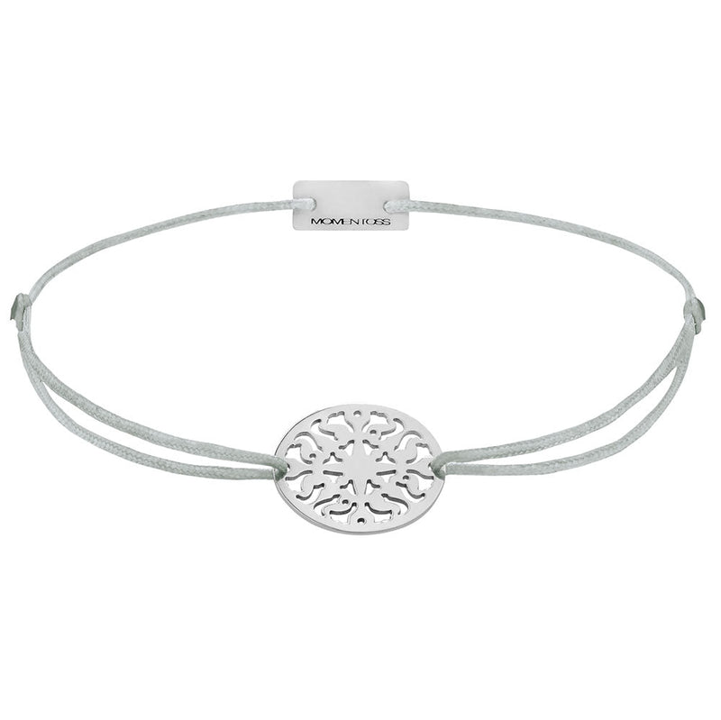 Sonne Armband 925 Silber hellgrau Lebensfreude Momentoss Wien
