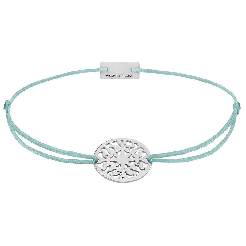 Sonne Schmuckarmband 925 Silber hellblau Lebensfreude Momentoss Wien