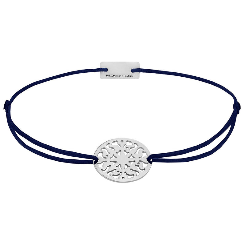 Sonne Armband 925 Silber dunkelblau Lebensfreude Momentoss Wien