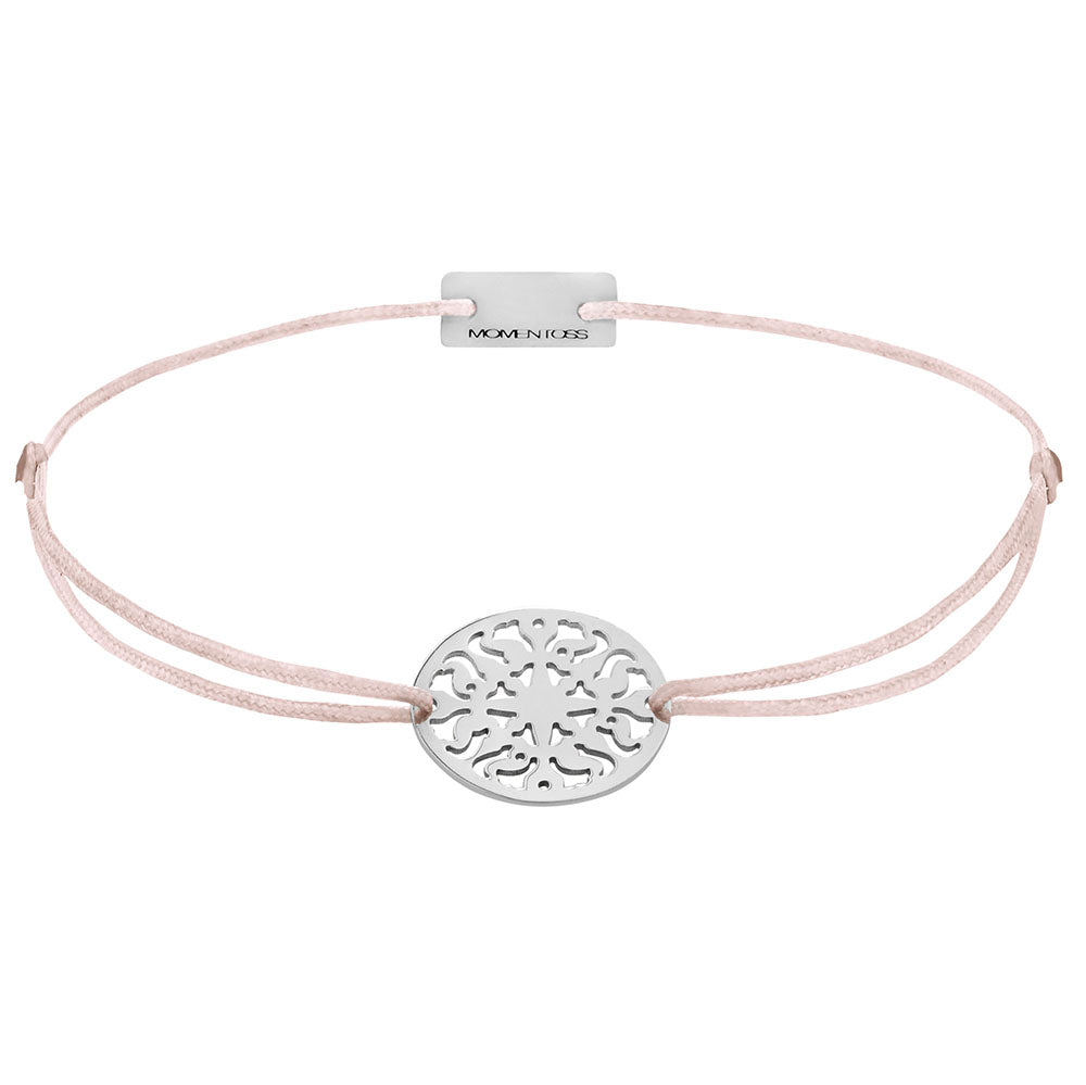 Sonne Schmuckarmband 925 Silber hellrosa Lebensfreude Momentoss Wien