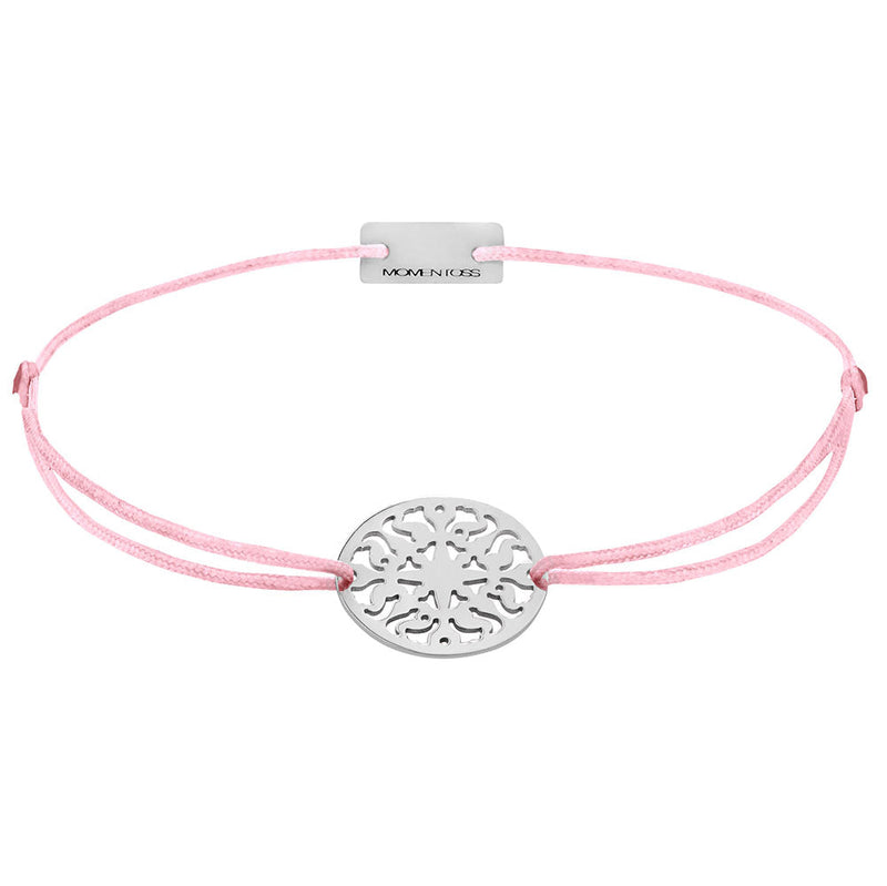 Sonne Armband 925 Silber dunkelrosa Lebensfreude Momentoss Wien