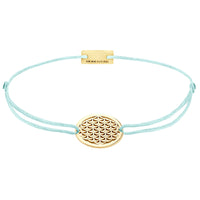 Lebensblume Schmuckarmband 925 Silber Gold türkis Harmonie Momentoss Wien