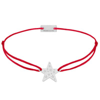 Stern Schmuckarmband 925 Silber rot Hoffnung Momentoss Wien
