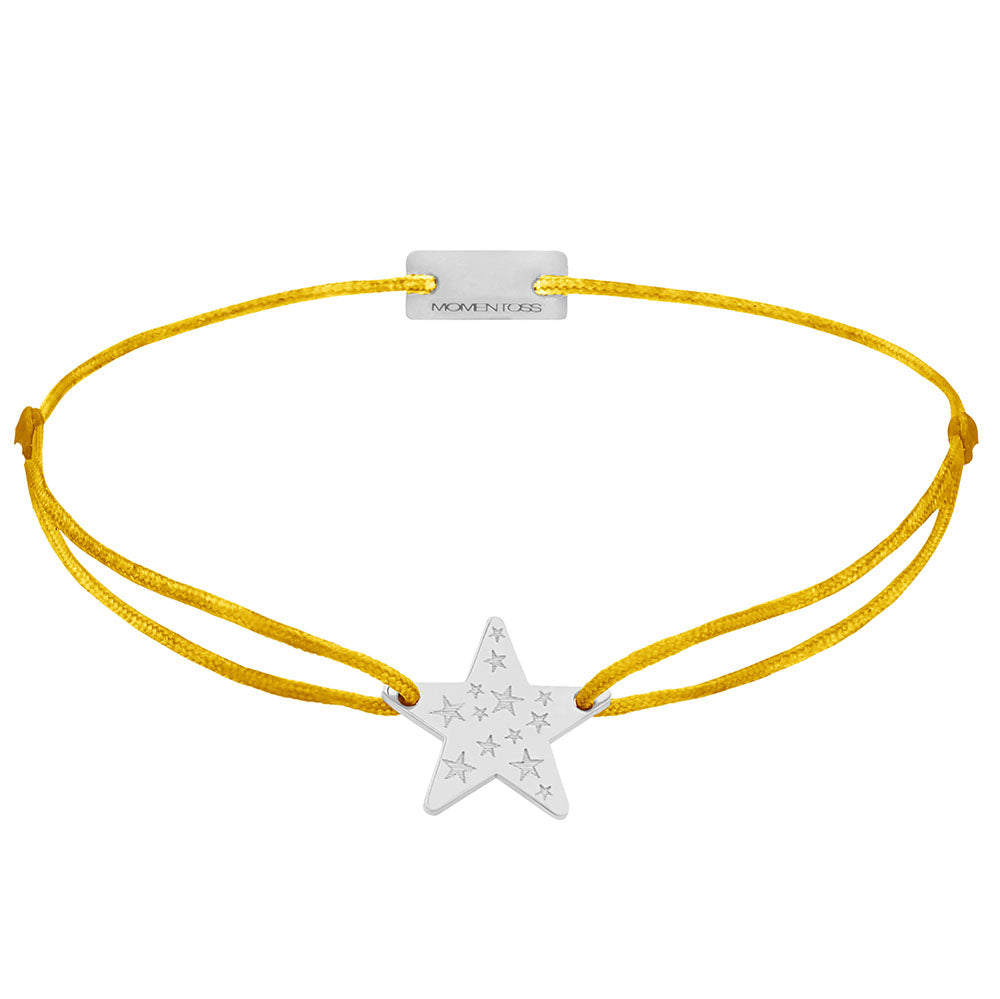 Stern Schmuckarmband 925 Silber gelb Hoffnung Momentoss Wien