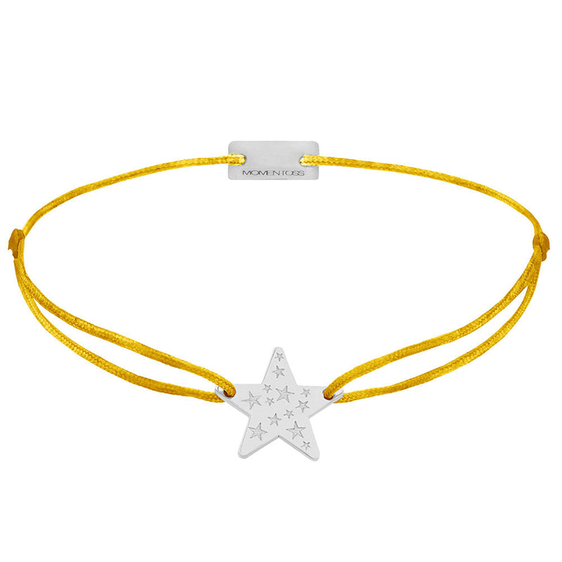 Stern Schmuckarmband 925 Silber gelb Hoffnung Momentoss Wien