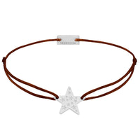 Stern Armband 925 Silber braun Hoffnung Momentoss Wien