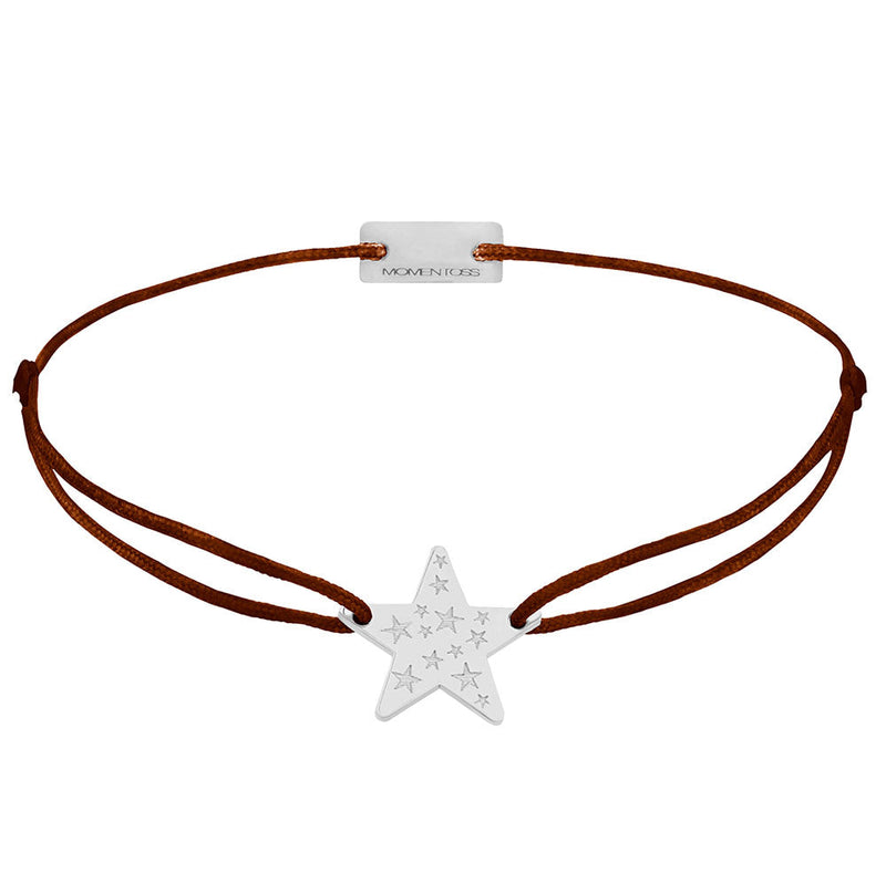 Stern Armband 925 Silber braun Hoffnung Momentoss Wien