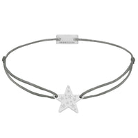 Stern Armband 925 Silber dunkelgrau Hoffnung Momentoss Wien