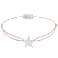 Stern Schmuckarmband 925 Silber hellrosa Hoffnung Momentoss Wien