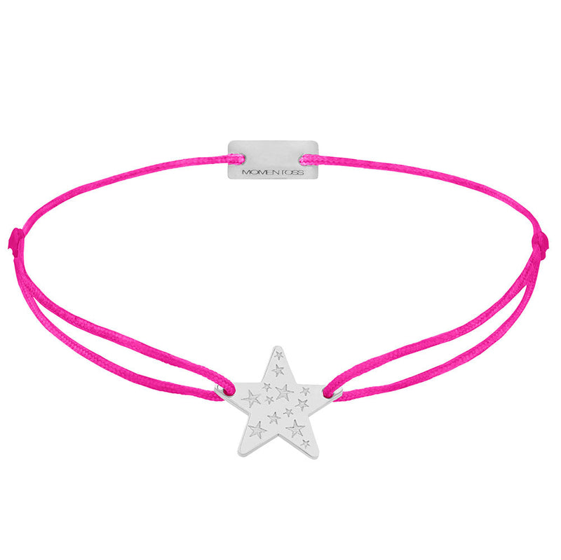 Stern Schmuckarmband 925 Silber pink Hoffnung Momentoss Wien