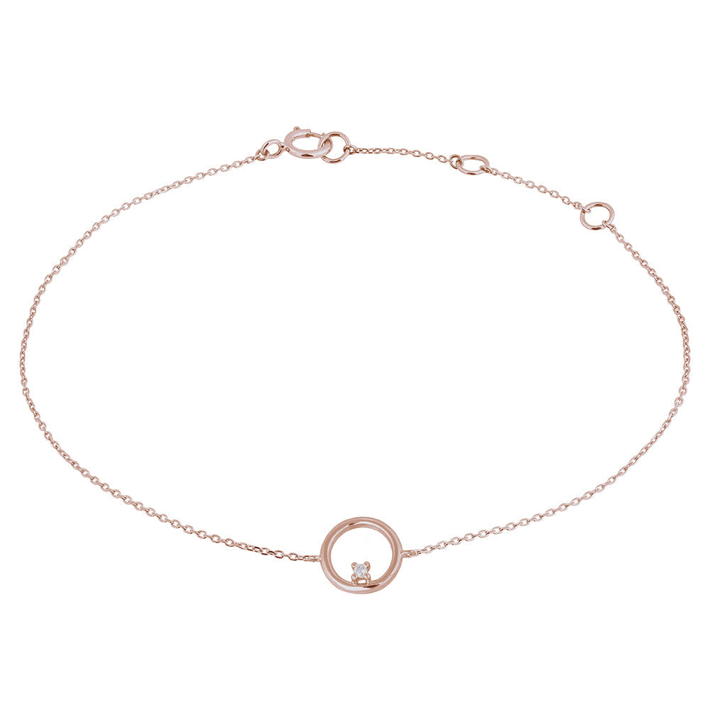 Diamond Armband 18k Gold Circle