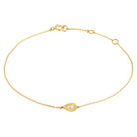 Diamond Bracelet 18k Gold Drop