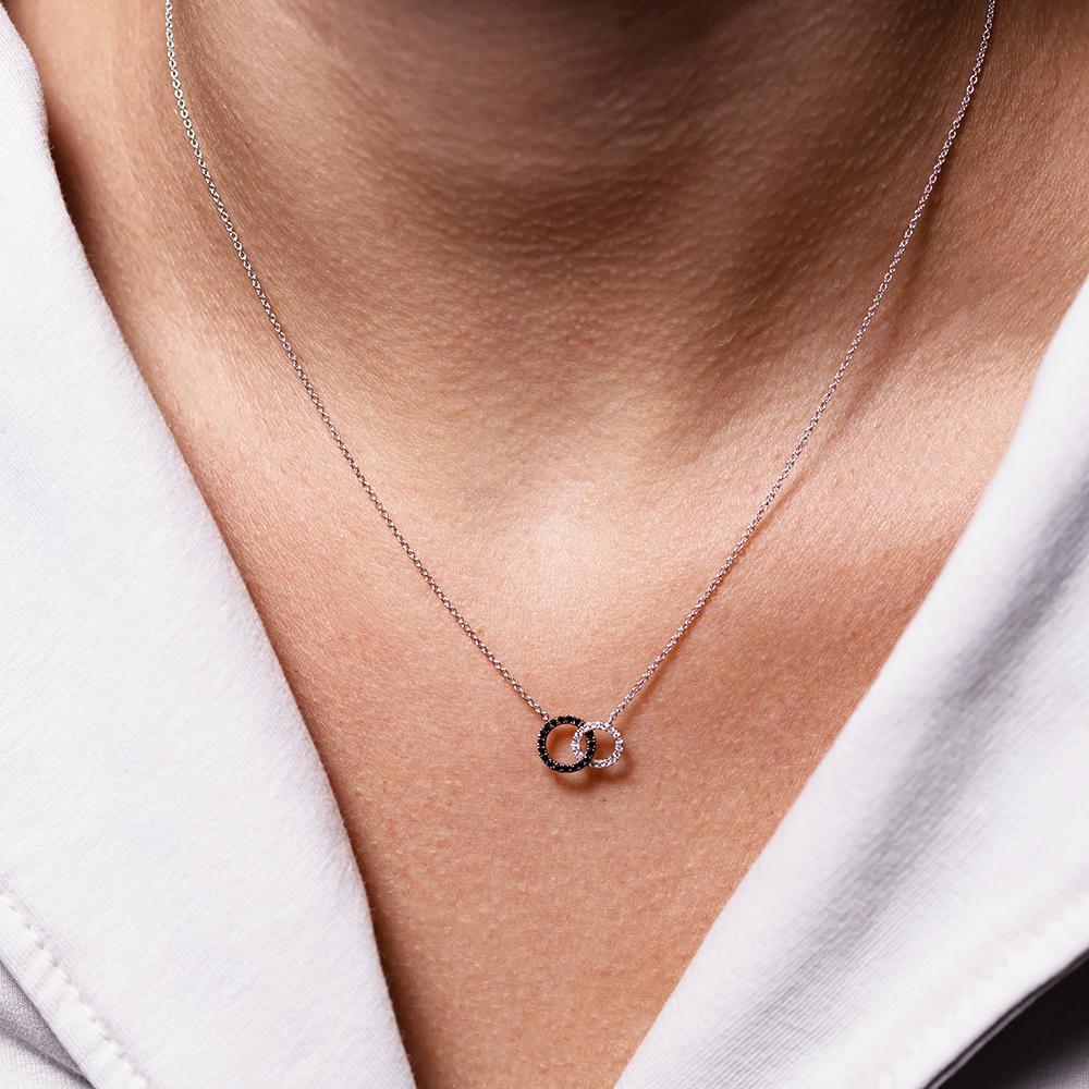 Momentoss Halskette Diamanten Gold