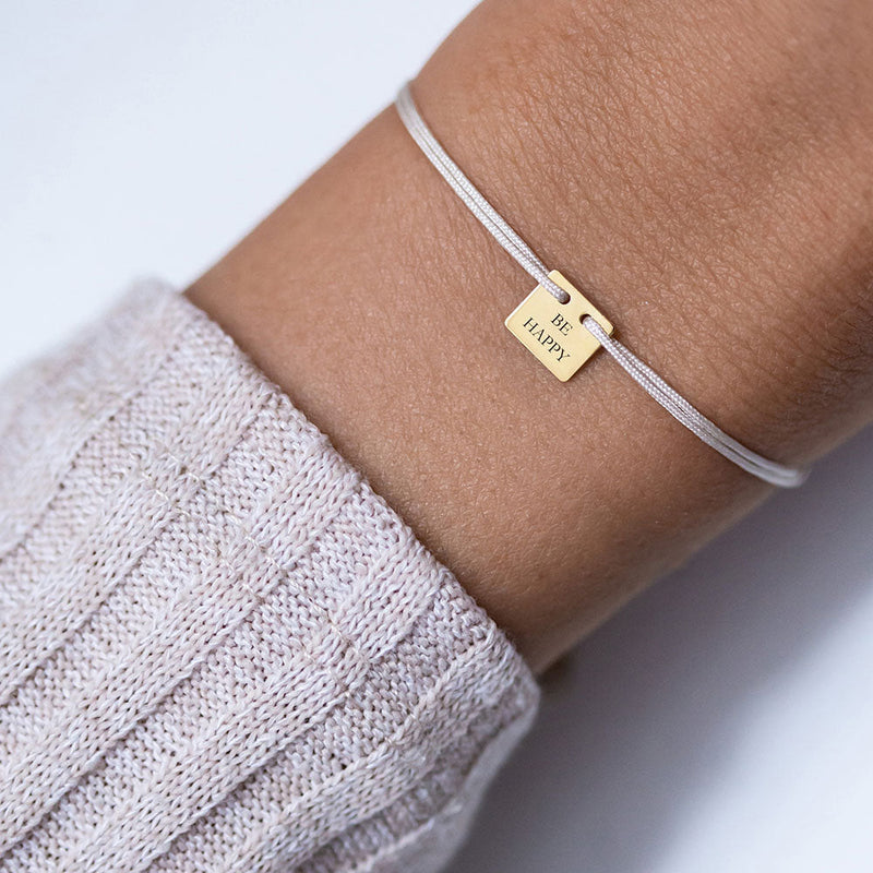 Momentoss Armbänder Gravur quadrat