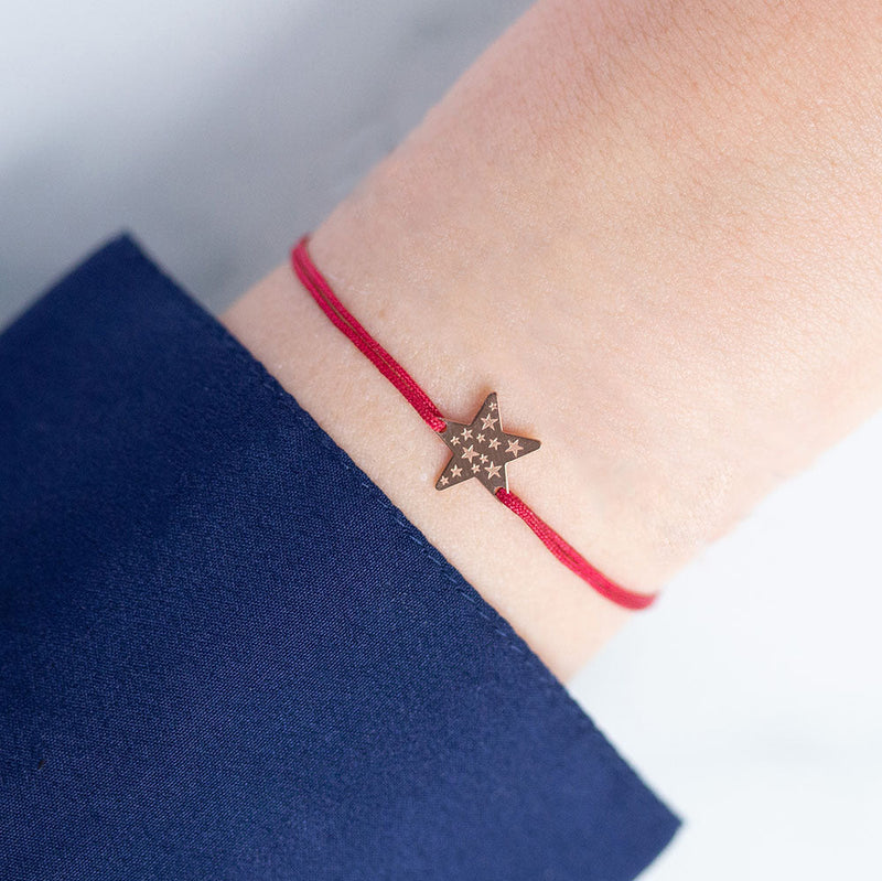 Stern Armband Nahaufnahme Hoffnung Momentoss Wien